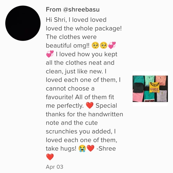 Meet your Posher, @shri526.. Customer reviews😇🌺 - Picture 4 of 6